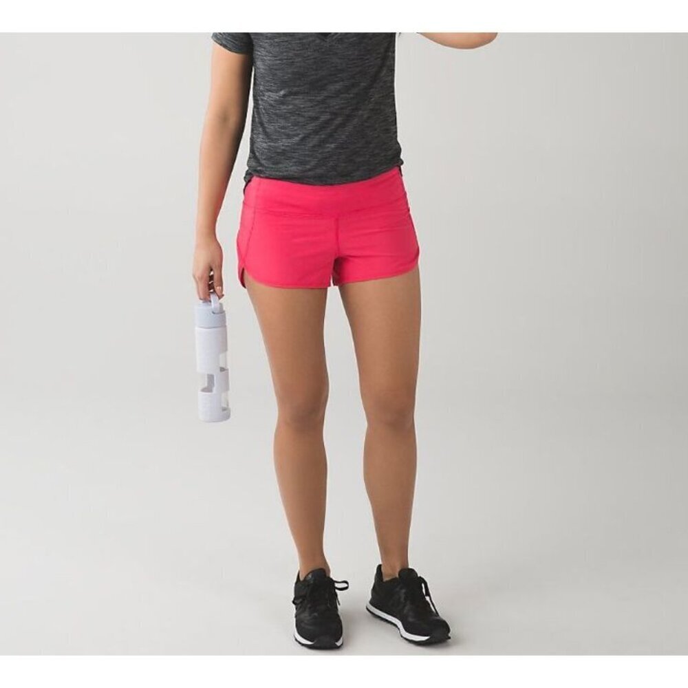Lululemon Speed Short Boom Juice Size 6 RARE
